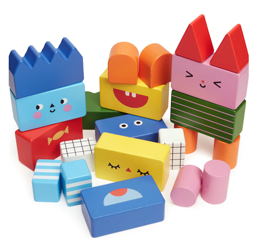 Stack & Mix Wooden Building Blocks